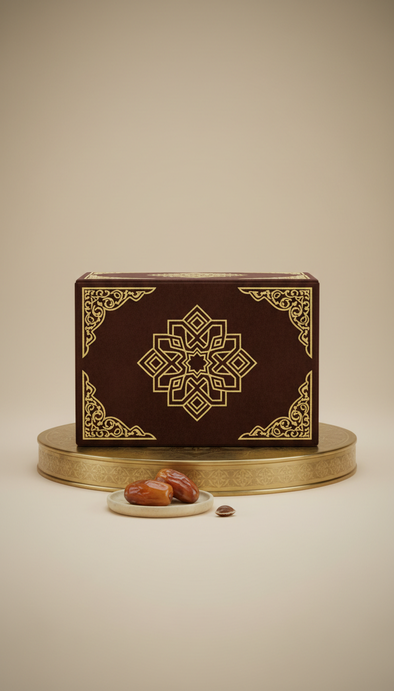 Madinah Dates Gold-Accented Gift Box