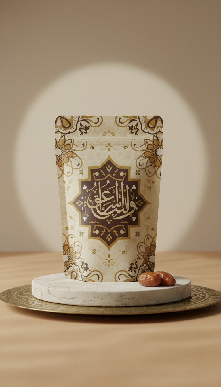 Madinah Dates Resealable Calligraphy Pouch
